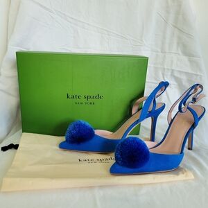 Kate Spade Amour Pom Pumps Shoes Heels 9 NWT